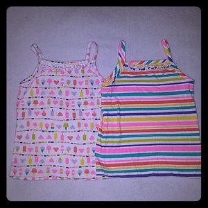 Lot of 2 Girls Tank Tops sz 4T